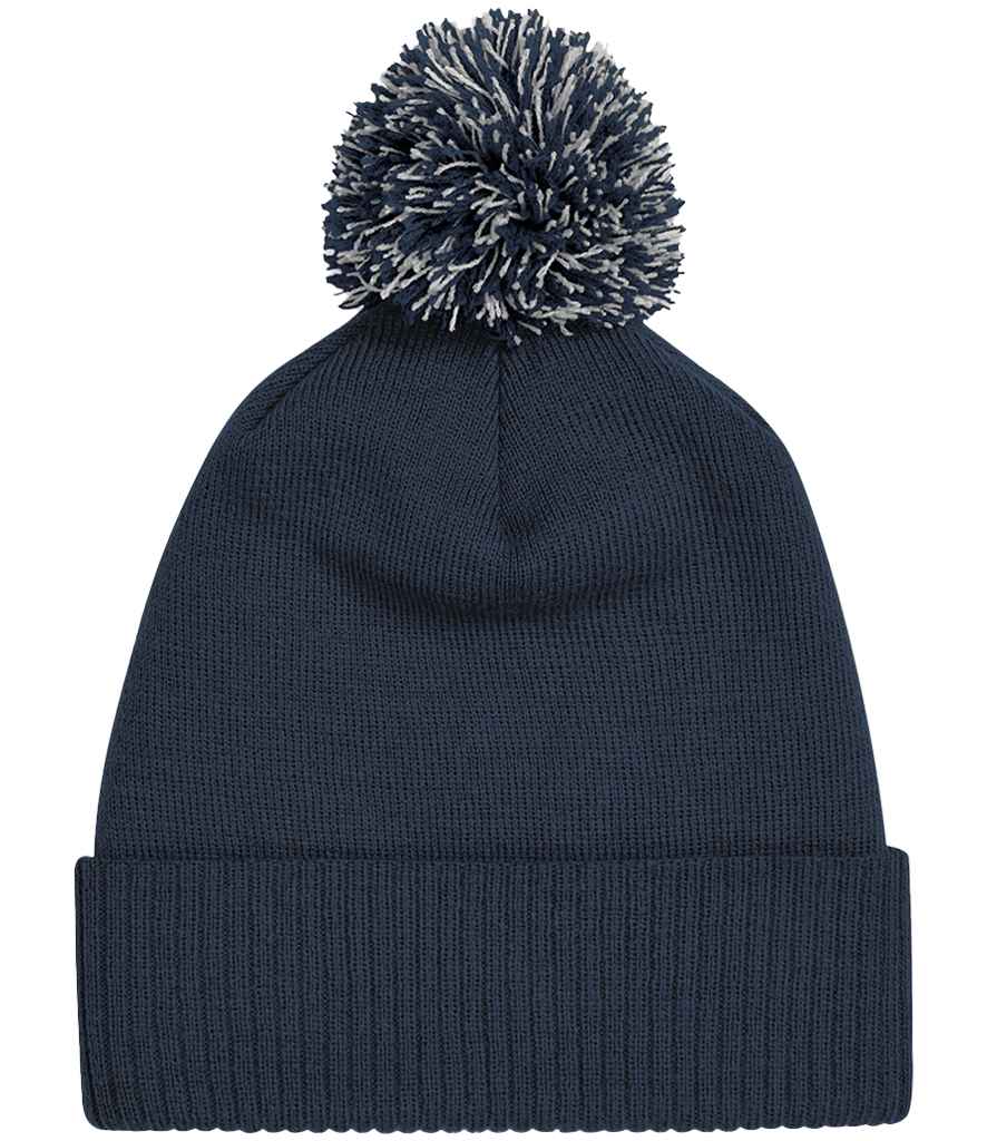 Beechfield Snowstar® Beanie - Navy/Light Grey (BB450)