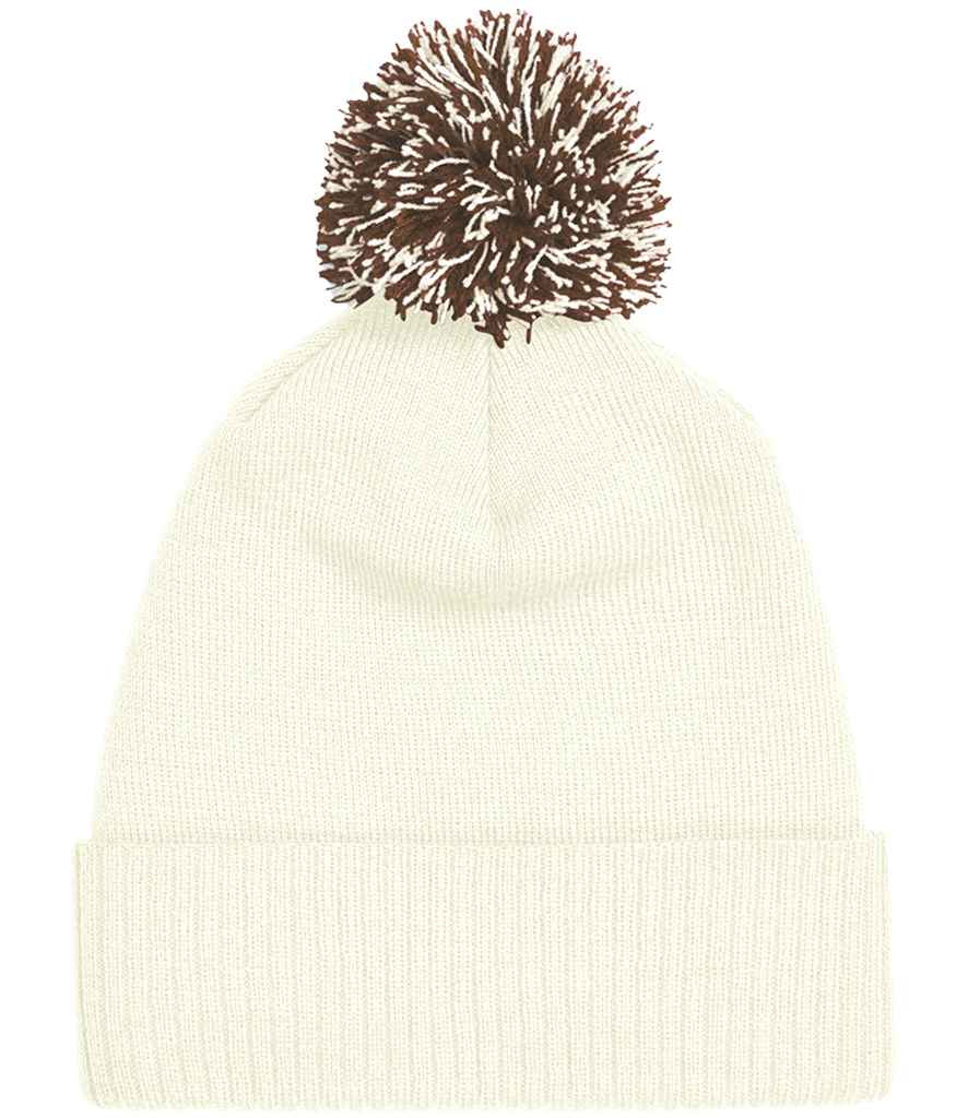 Beechfield Snowstar® Beanie - Off White/Mocha (BB450)