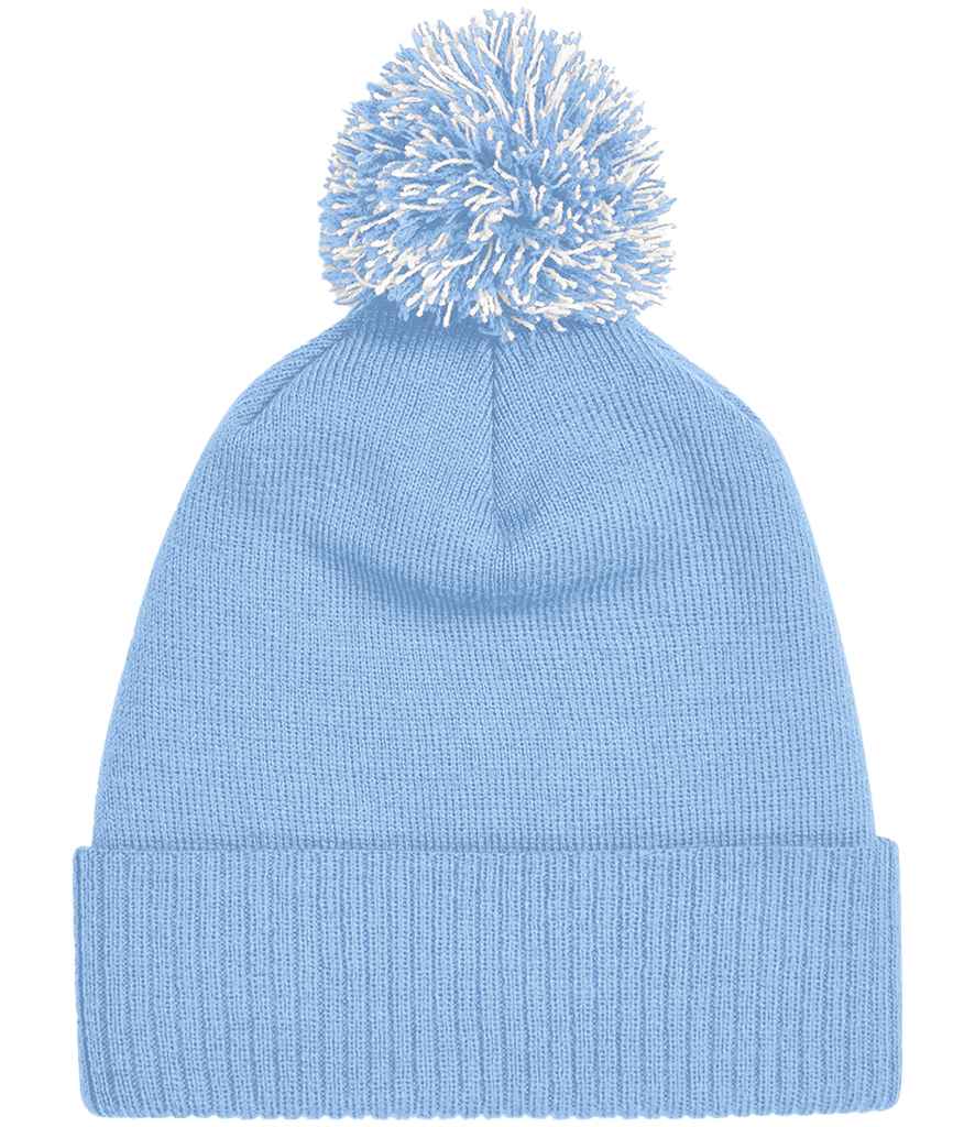 Beechfield Snowstar® Beanie - Sky Blue/White (BB450)