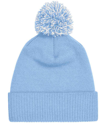 Beechfield Snowstar® Beanie - Sky Blue/White (BB450)