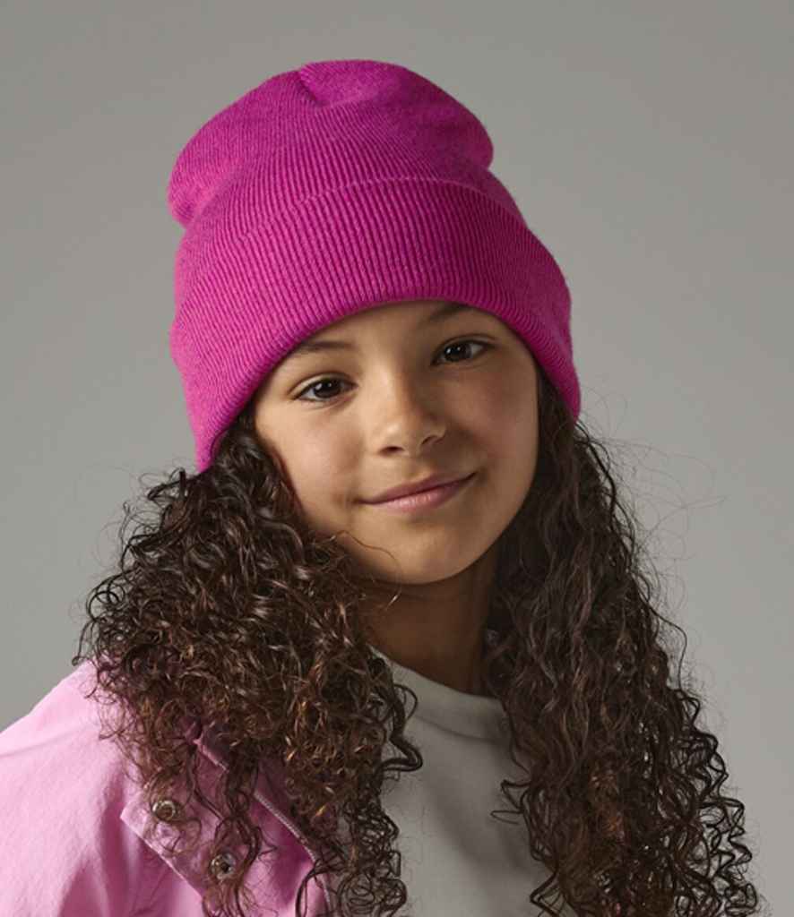 Beechfield Kids Original Cuffed Beanie - Fuchsia (BB45B)