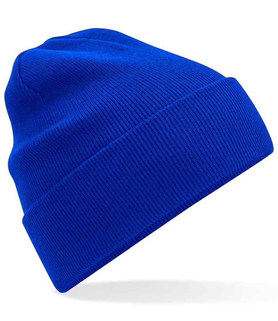 Beechfield Organic Cotton Original Cuffed Beanie - Bright Royal (BB45N)