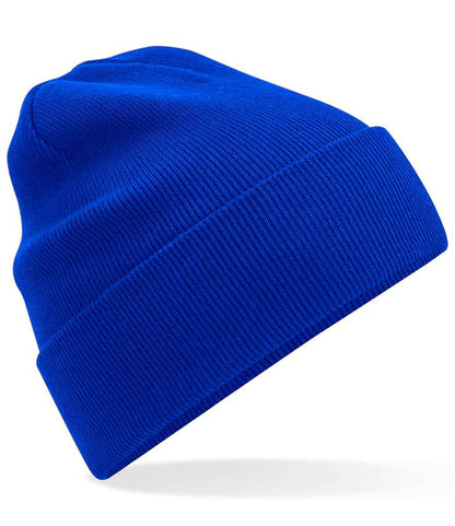 Beechfield Organic Cotton Original Cuffed Beanie - Bright Royal (BB45N)