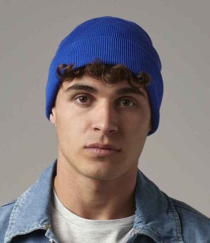 Beechfield Organic Cotton Original Cuffed Beanie - Bright Royal (BB45N)