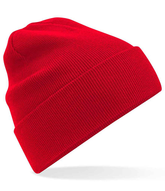 Beechfield Organic Cotton Original Cuffed Beanie - Classic Red (BB45N)