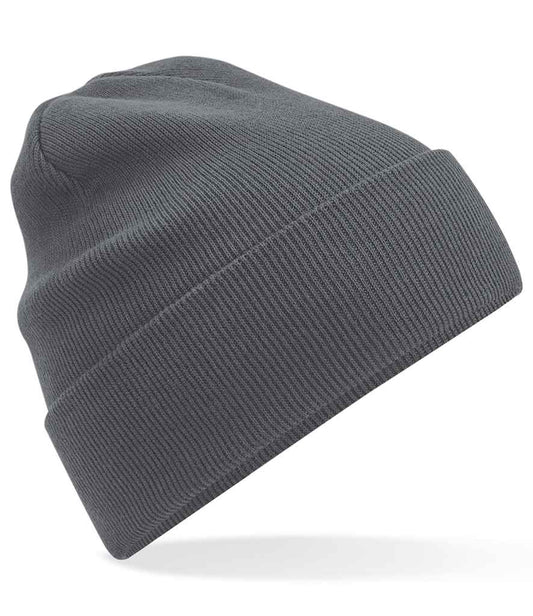 Beechfield Organic Cotton Original Cuffed Beanie - Graphite Grey (BB45N)