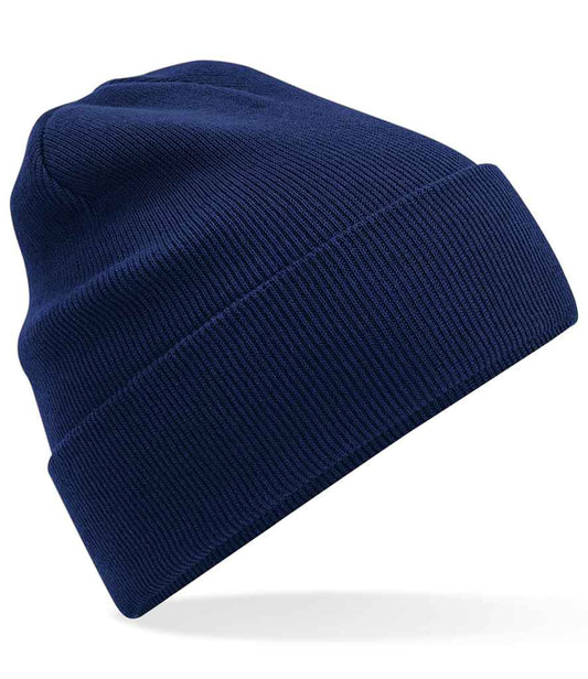 Beechfield Organic Cotton Original Cuffed Beanie - Oxford Navy (BB45N)