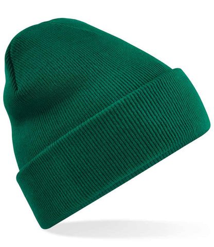 Beechfield Recycled Original Cuffed Beanie - Bottle Green (BB45R)