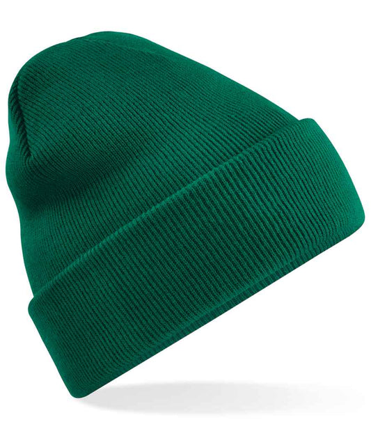 Beechfield Recycled Original Cuffed Beanie - Bottle Green (BB45R)