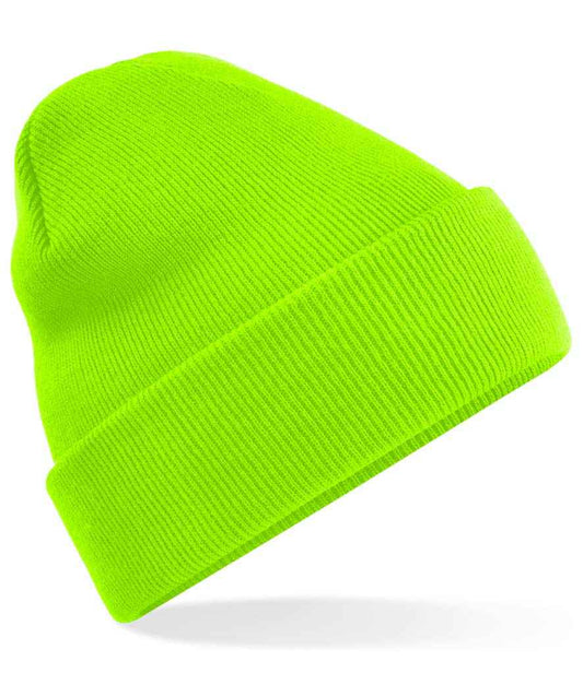 Beechfield Original Cuffed Beanie - Fluorescent Green (BB45)