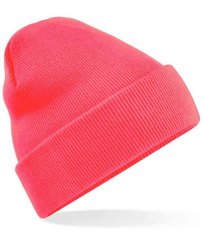 Beechfield Original Cuffed Beanie - Fluorescent Pink (BB45)