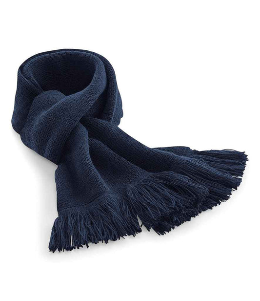 Beechfield Classic Knitted Scarf - French Navy (BB470)