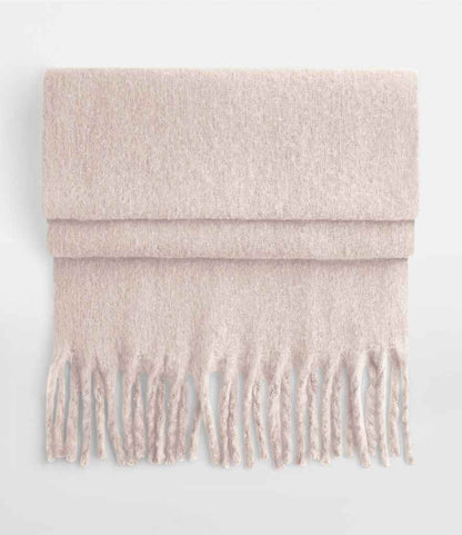 Beechfield Fluffy Scarf - Blush Pink (BB496R)