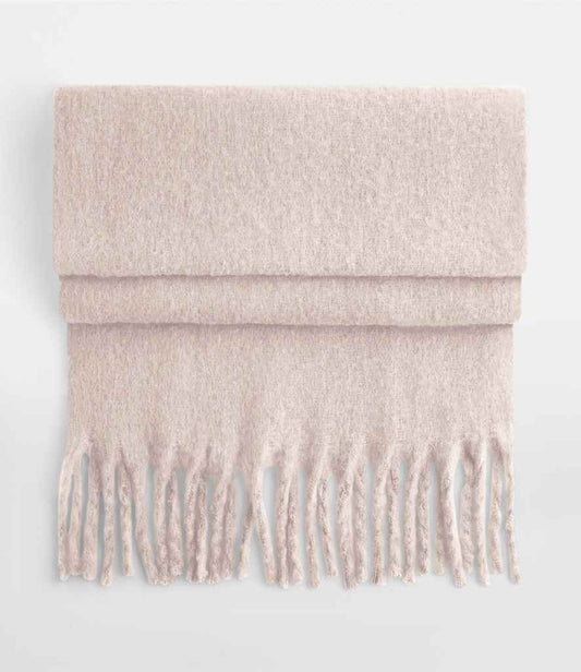 Beechfield Fluffy Scarf - Blush Pink (BB496R)