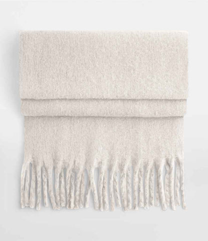 Beechfield Fluffy Scarf - Natural Stone (BB496R)