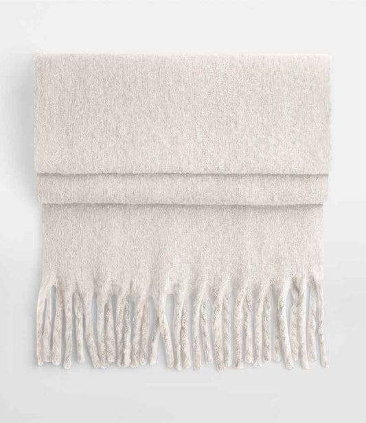 Beechfield Fluffy Scarf - Natural Stone (BB496R)