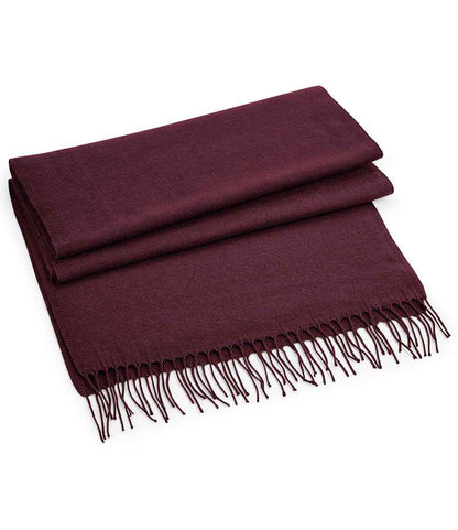 Beechfield Classic Woven Scarf - Burgundy (BB500)
