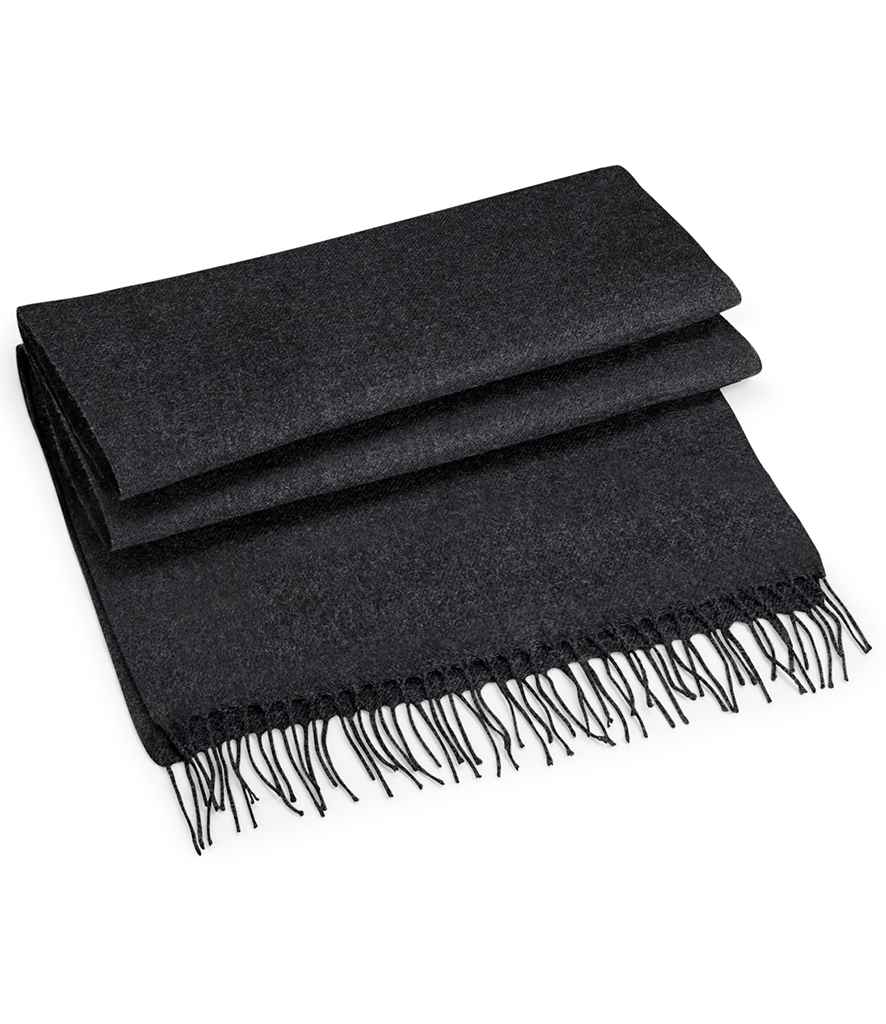 Beechfield Classic Woven Scarf - Charcoal (BB500)