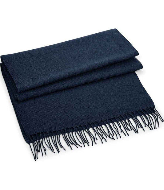 Beechfield Classic Woven Scarf - French Navy (BB500)