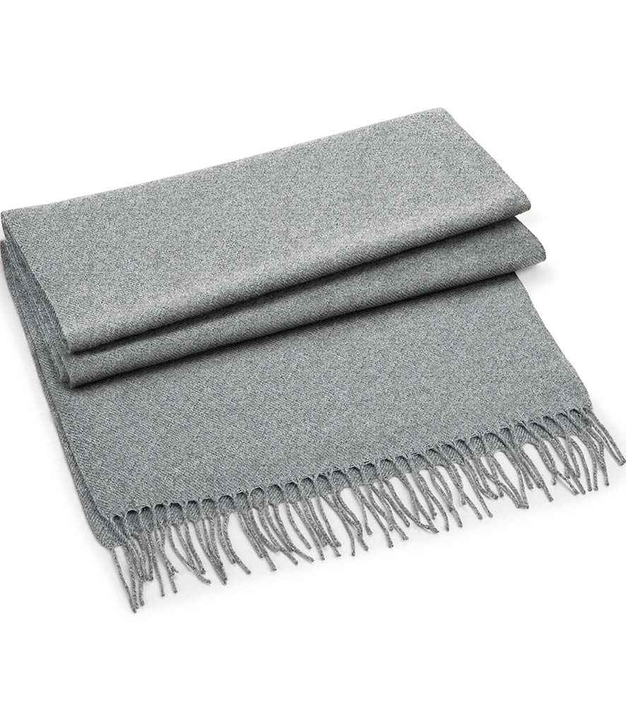 Beechfield Classic Woven Scarf - Heather Grey (BB500)