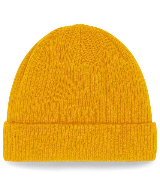 Beechfield Organic Cotton Beanie - Mustard (BB50N)