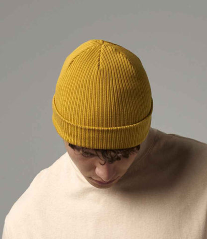 Beechfield Organic Cotton Beanie - Mustard (BB50N)