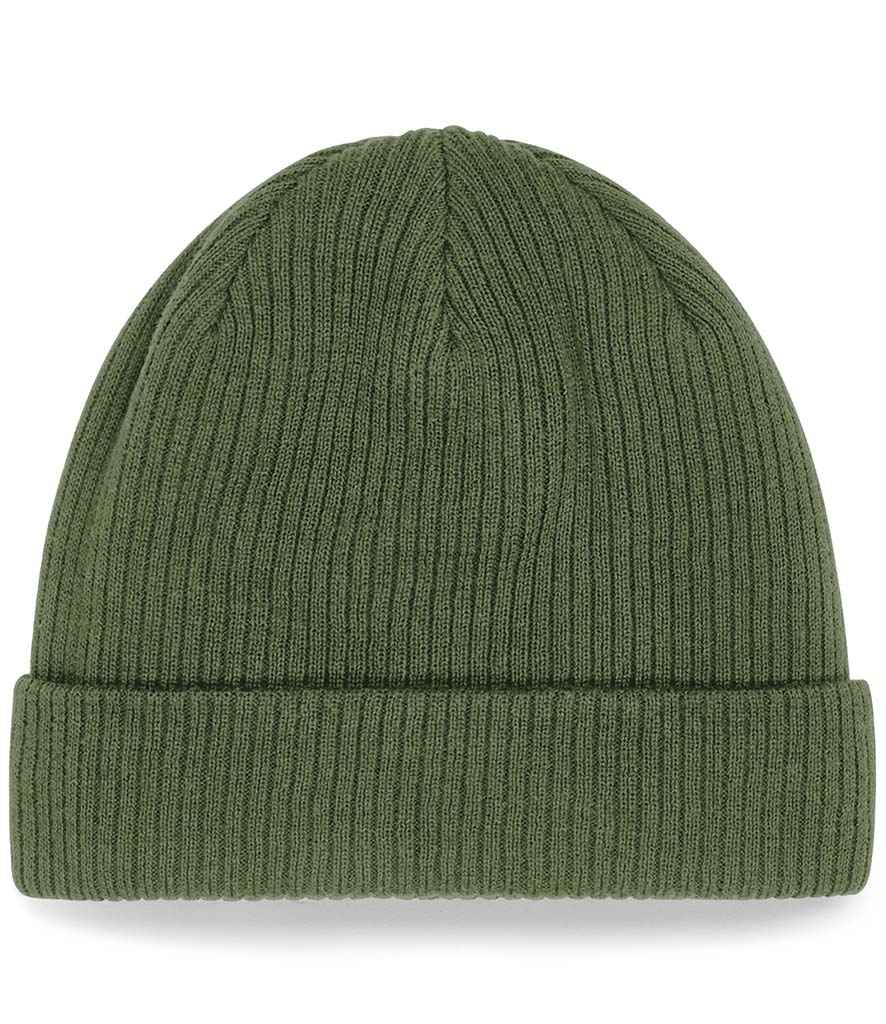 Beechfield Organic Cotton Beanie - Olive Green (BB50N)