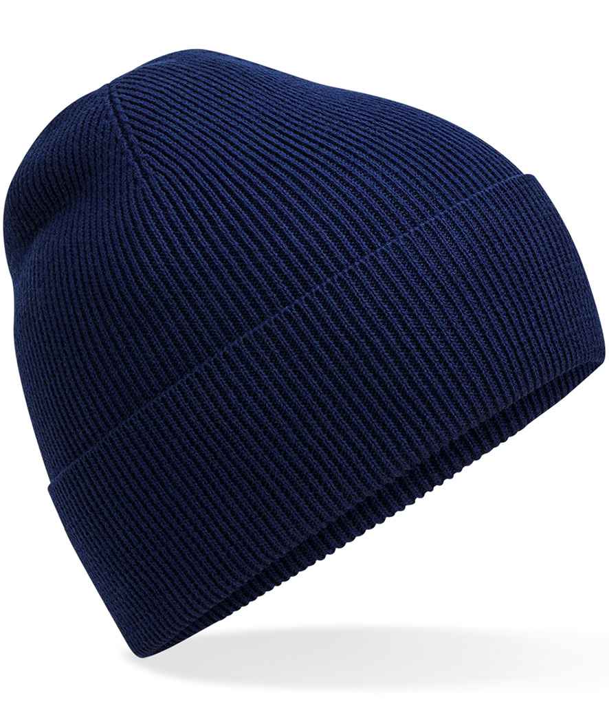 Beechfield Organic Cotton Fine Knit Beanie - Oxford Navy (BB51N)