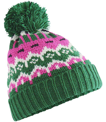 Beechfield Retro Ski Beanie - Alpine Lodge (BB528)