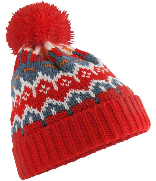 Beechfield Retro Ski Beanie - Alpine Racer (BB528)