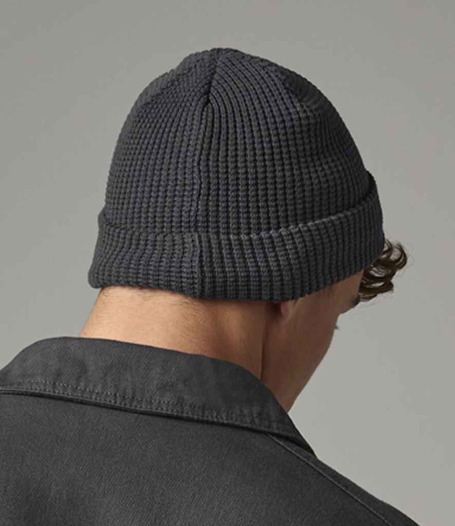 Beechfield Organic Cotton Waffle Beanie - Graphite Grey (BB52N)