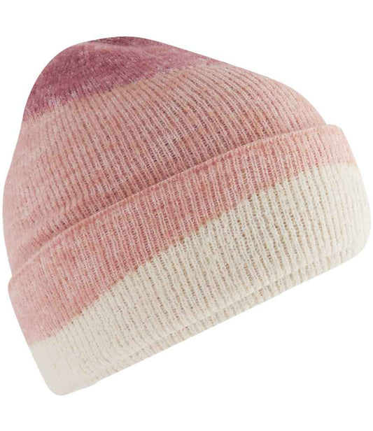 Beechfield Soft Wave Beanie - Rose/Peach/Vanilla (BB532)