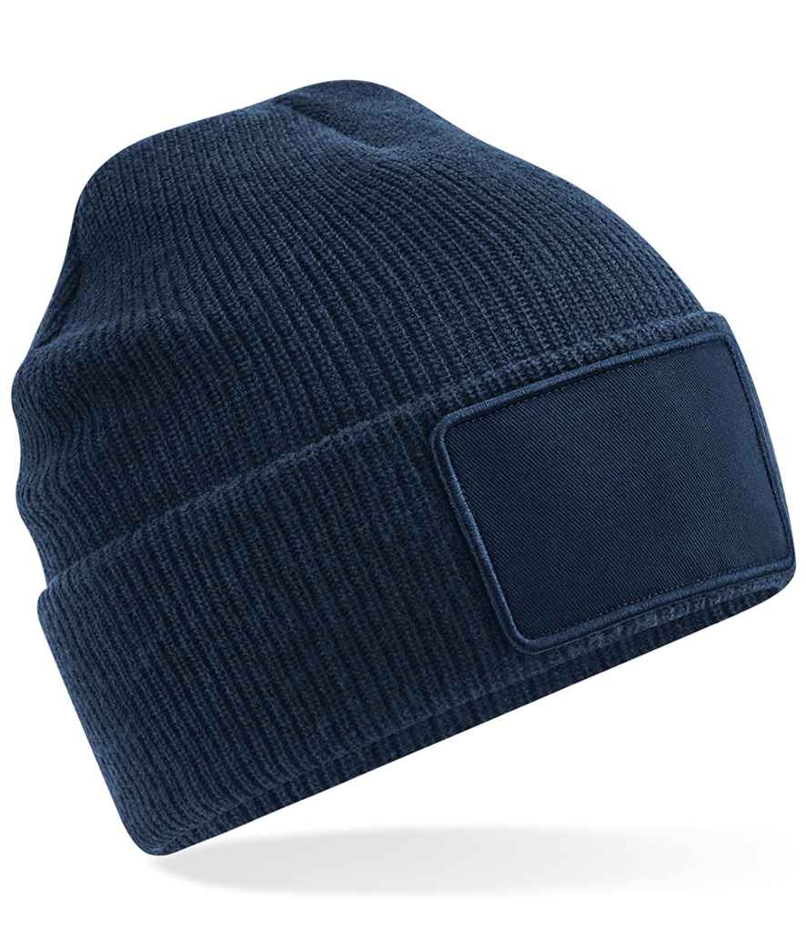 Beechfield Removable Patch Thinsulate™ Beanie - French Navy (BB540)