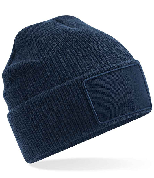 Beechfield Removable Patch Thinsulate™ Beanie - French Navy (BB540)
