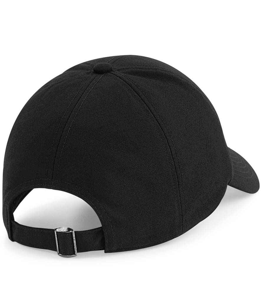 Beechfield Organic Cotton 6 Panel Cap - Black (BB54N)