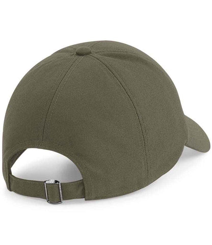 Beechfield Organic Cotton 6 Panel Cap - Olive Green (BB54N)