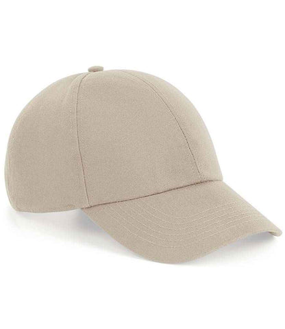 Beechfield Organic Cotton 6 Panel Cap - Sand (BB54N)