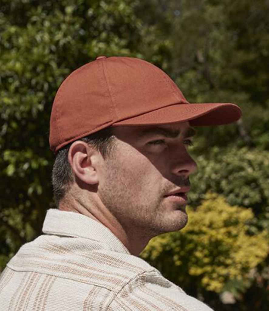 Beechfield Organic Cotton 6 Panel Cap - Terracotta (BB54N)