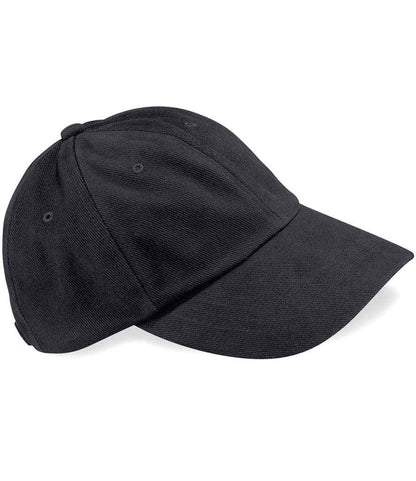 Beechfield Heavy Brushed Low Profile Cap - Black (BB57)