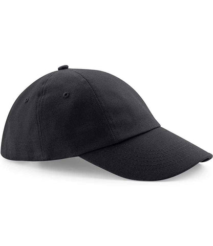 Beechfield Low Profile Heavy Cotton Drill Cap - Black (BB58)