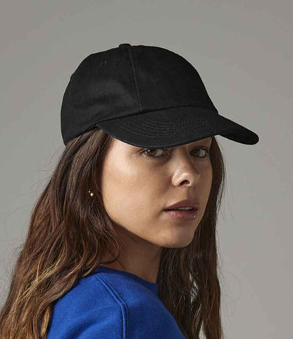 Beechfield Low Profile Heavy Cotton Drill Cap - Black (BB58)