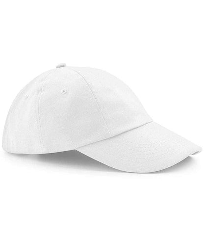 Beechfield Low Profile Heavy Cotton Drill Cap - White (BB58)