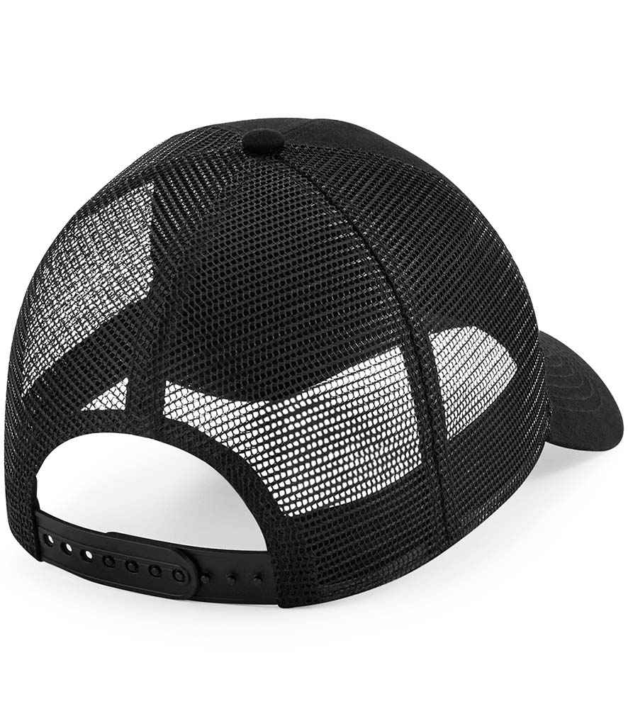 Beechfield Organic Cotton Trucker Cap - Black (BB60N)