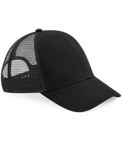 Beechfield Organic Cotton Trucker Cap - Black (BB60N)