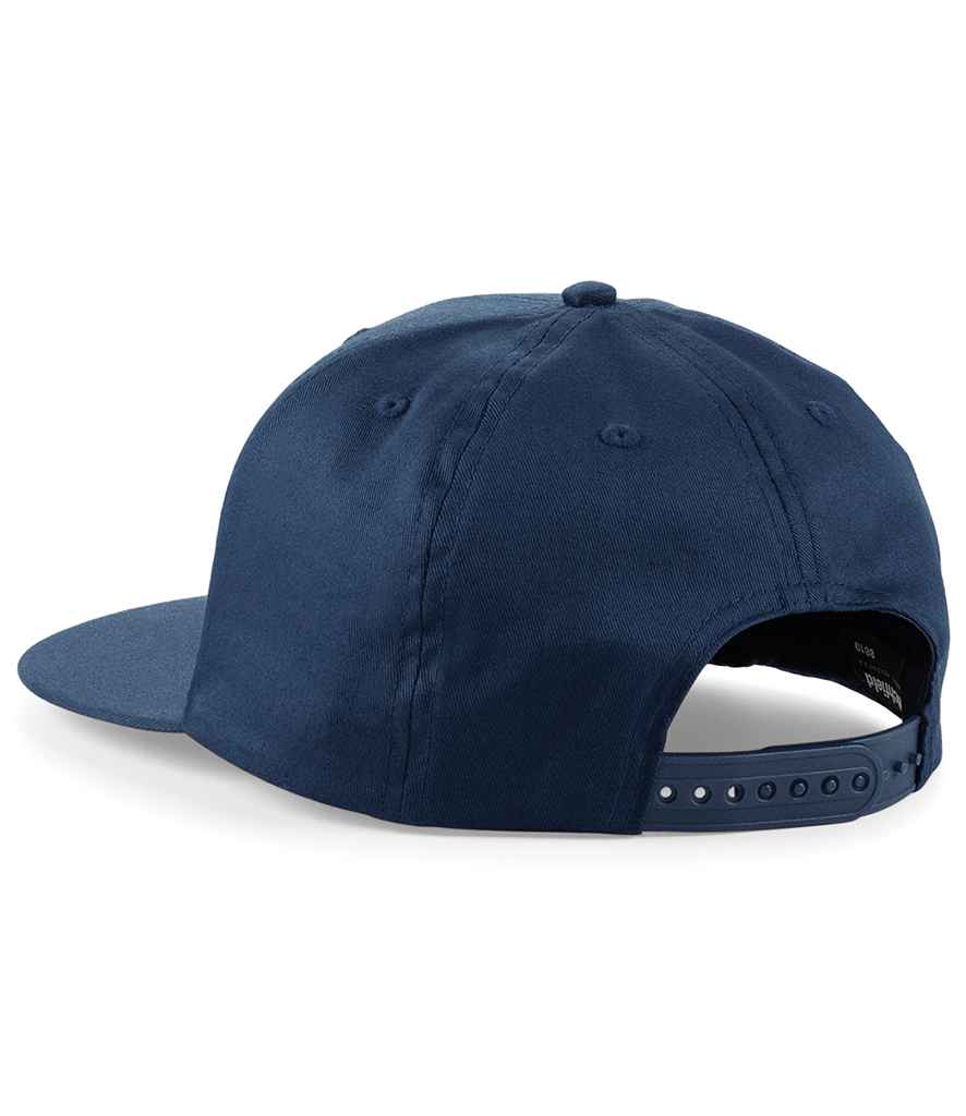 Beechfield 5 Panel Snapback Rapper Cap - French Navy (BB610)