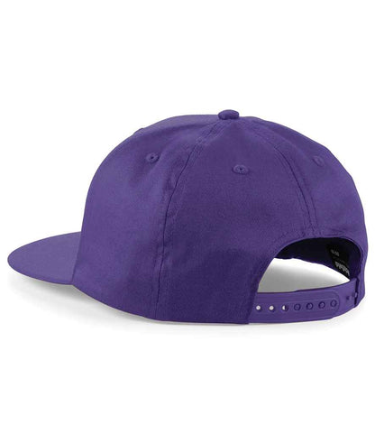 Beechfield 5 Panel Snapback Rapper Cap - Purple (BB610)