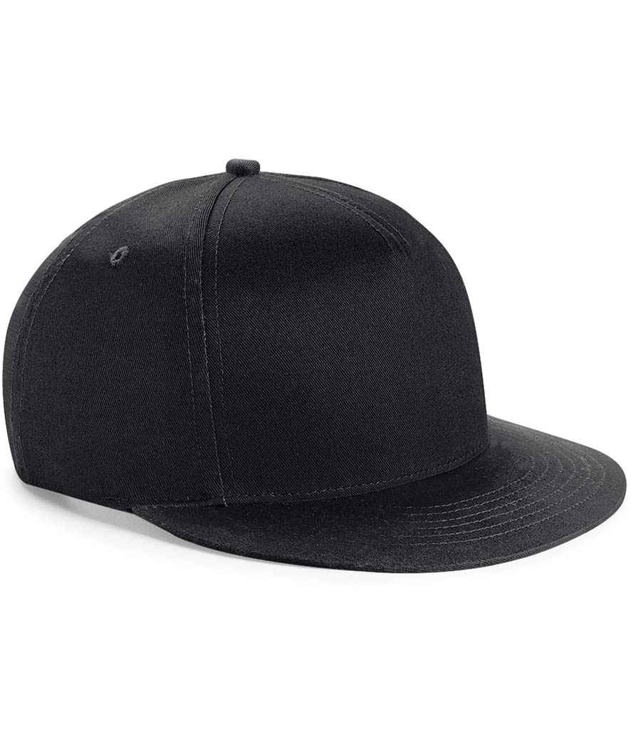 Beechfield Youth Snapback Cap - Black/Black (BB615)