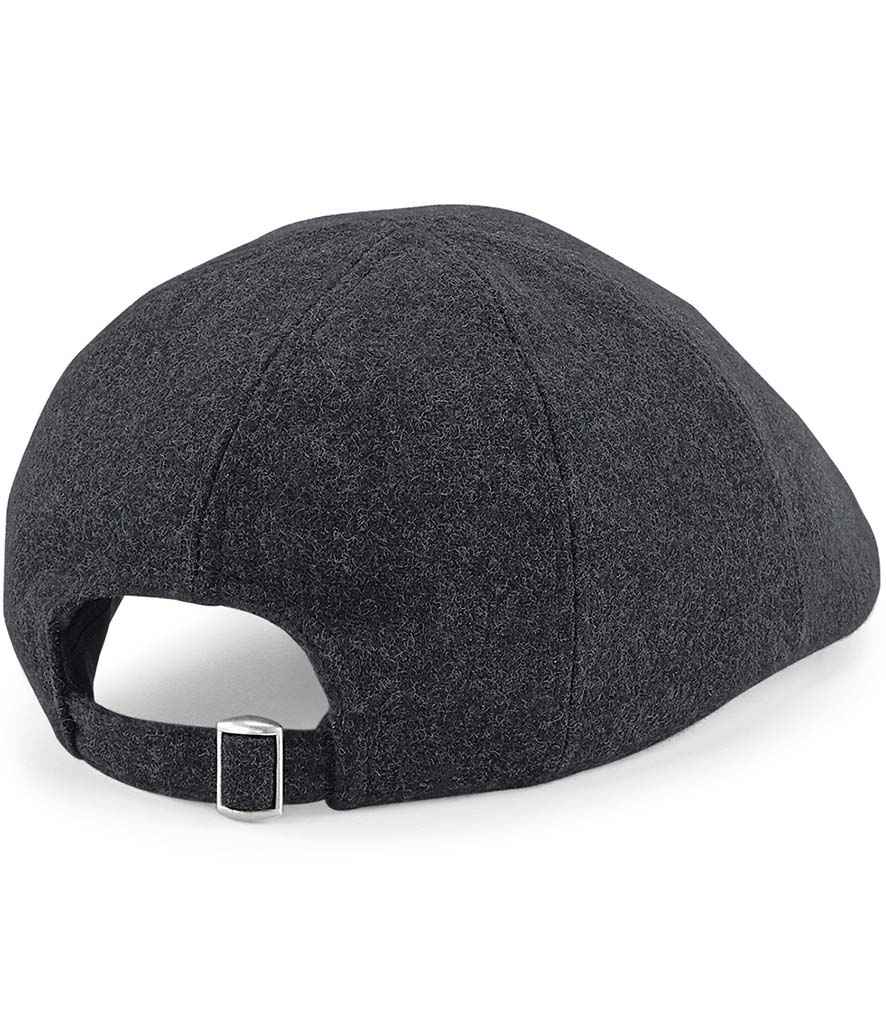 Beechfield Melton Wool Ivy Cap - Charcoal Marl (BB623)