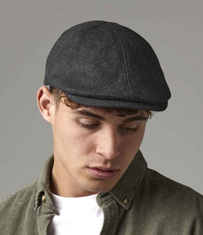 Beechfield Melton Wool Ivy Cap - Charcoal Marl (BB623)
