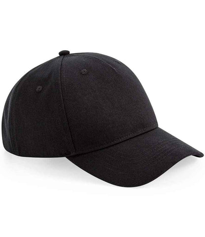 Beechfield Organic Cotton 5 Panel Cap - Black (BB62N)